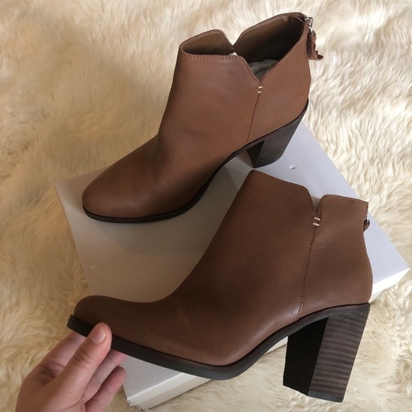 BP Jett Leather Ankle Bootie In Cognac 10 - Picture 2 of 12